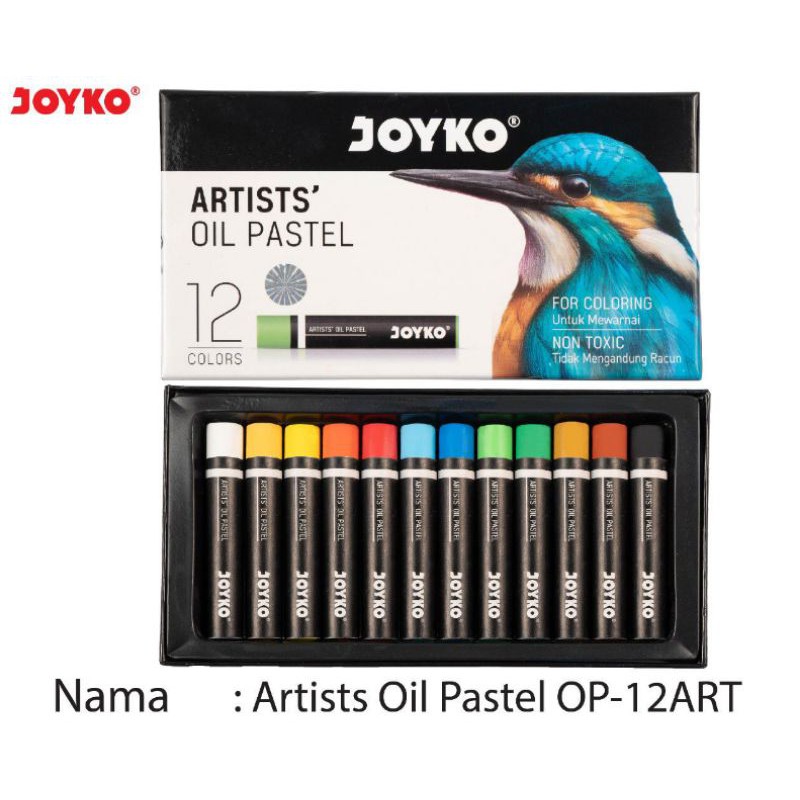 

Oil pastel Crayon Minyak Artists Oip Pastel JOYKO OP-12ART 12 Warna