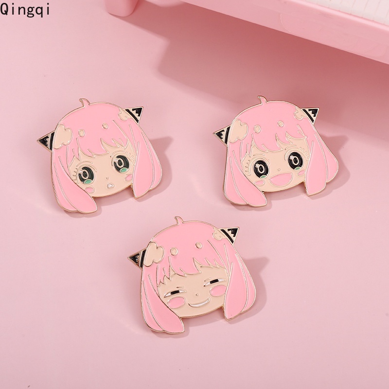 Bros Pin Enamel Bentuk Karakter Kartun Anime Jepang Spyxfamily Untuk Hadiah