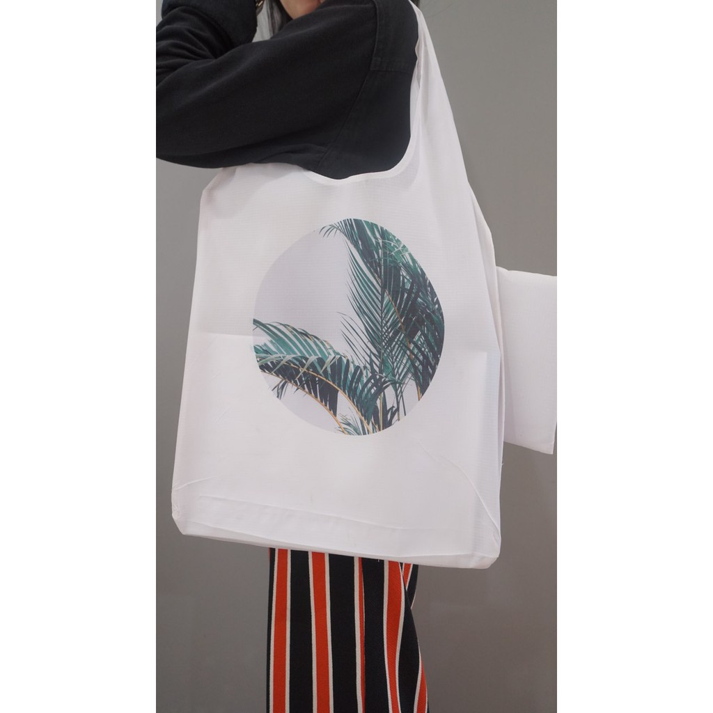 Totebag Parasut Custom Desain bisa Lipat Resleting