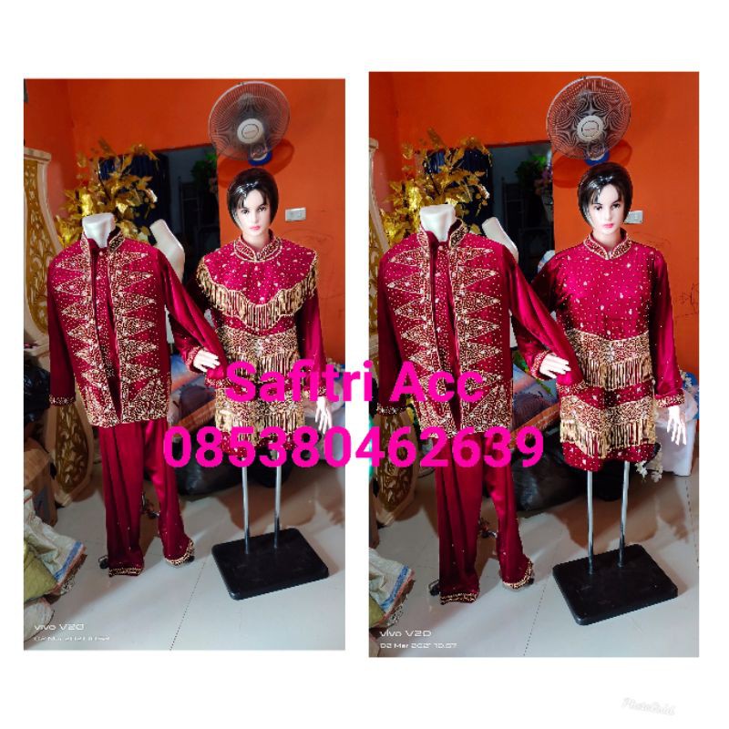baju pengantin palembang modern