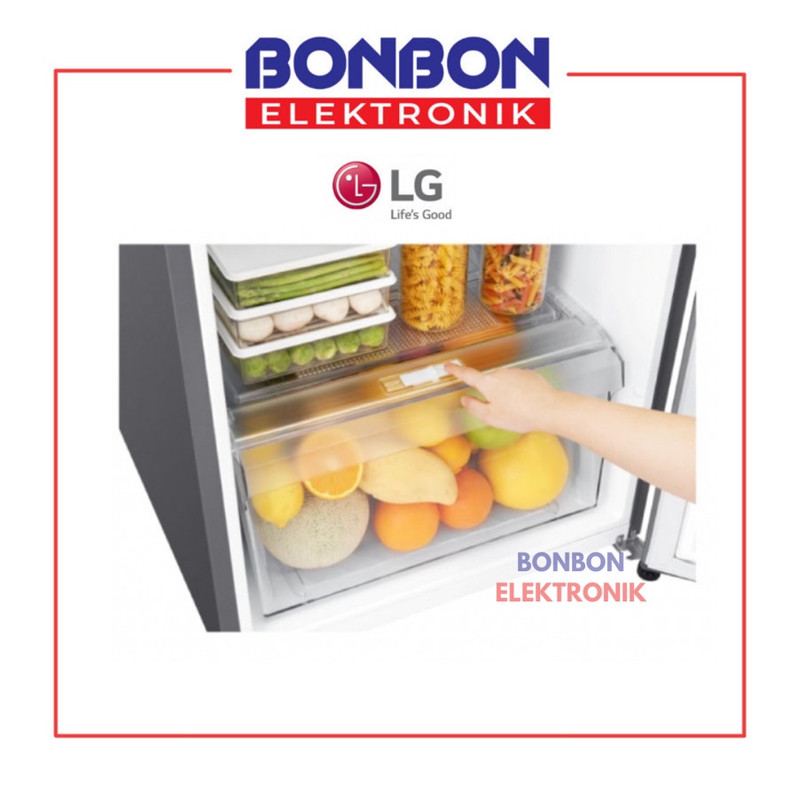 LG Kulkas 2 Pinto GN-B200SQBB / GNB 200 SQBB / GNB200SQBB
