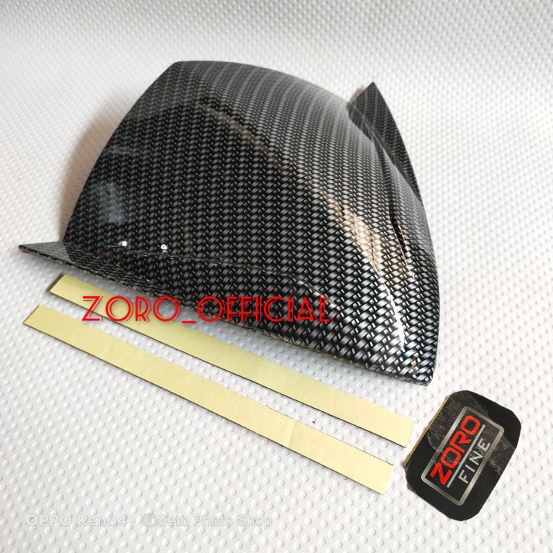 VISOR DEPAN CARBON BEAT INJEKSI/BEAT FI 2013-2015 ZORO