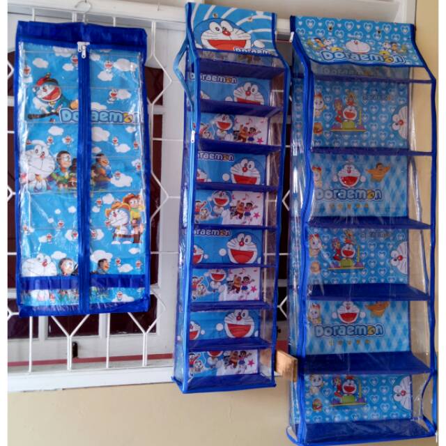 Rak tas gantung 1 set rak tas, rak sepatu, rak Jilbab