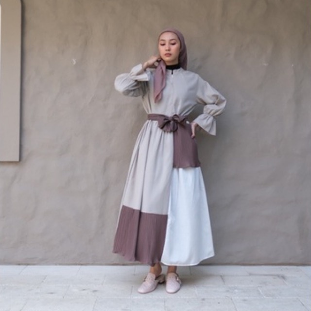 Maxi dress panjang wanita MALINI DRESS by DYA ID LUMAJANG PACITAN TULUNGAGUNG