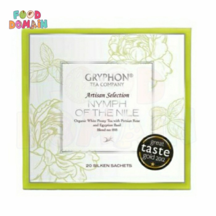 

Gryphon Tea Bag Nymph of The Nile White Penny with Persian Rose 1 Box