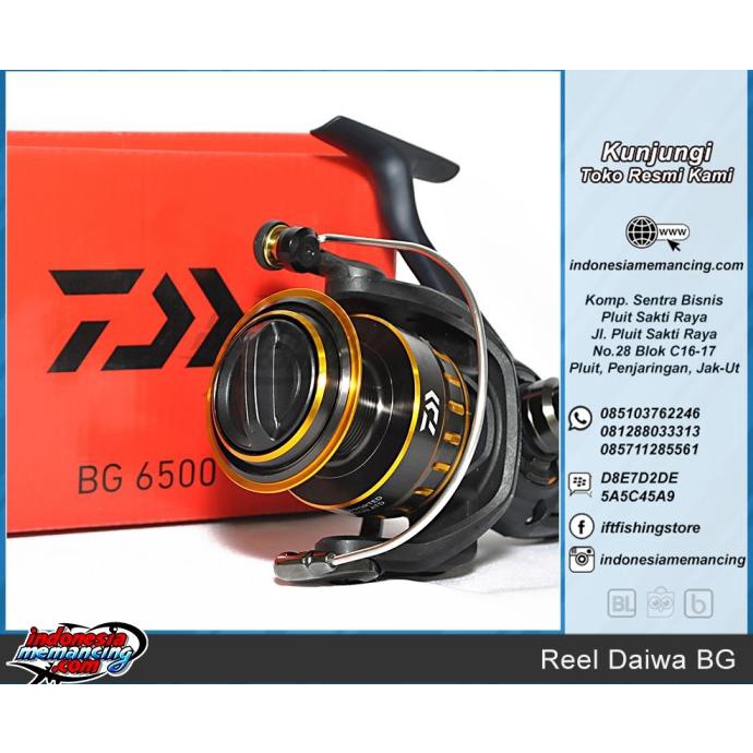 Reel Spinning Daiwa BG Size 6500 (Untuk Mancing Laut)