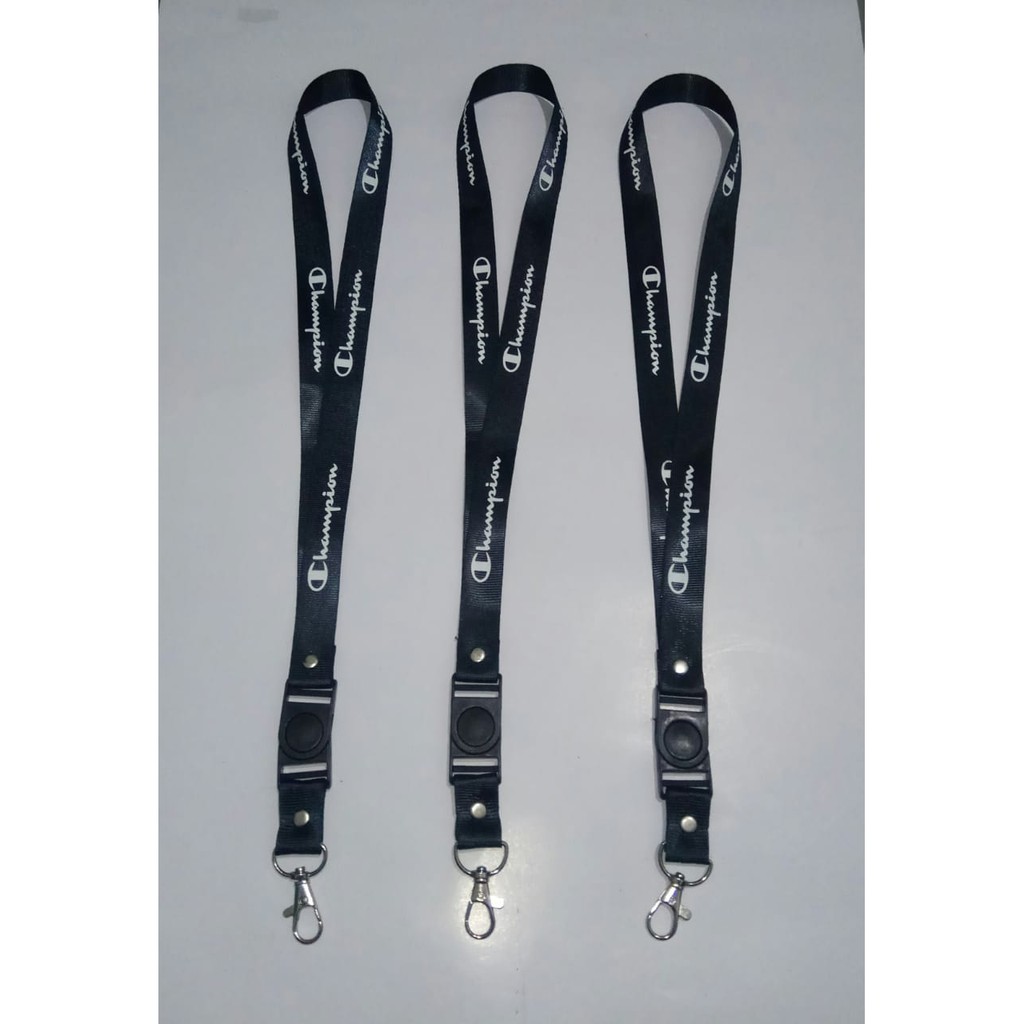 

Aksesoris Lanyard Champion - Gantungan Id Card Champion - Name Tag Champion