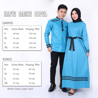  Gamis  Couple Baju  Koko Pria Muslim  Guz Azmi Syubanul 