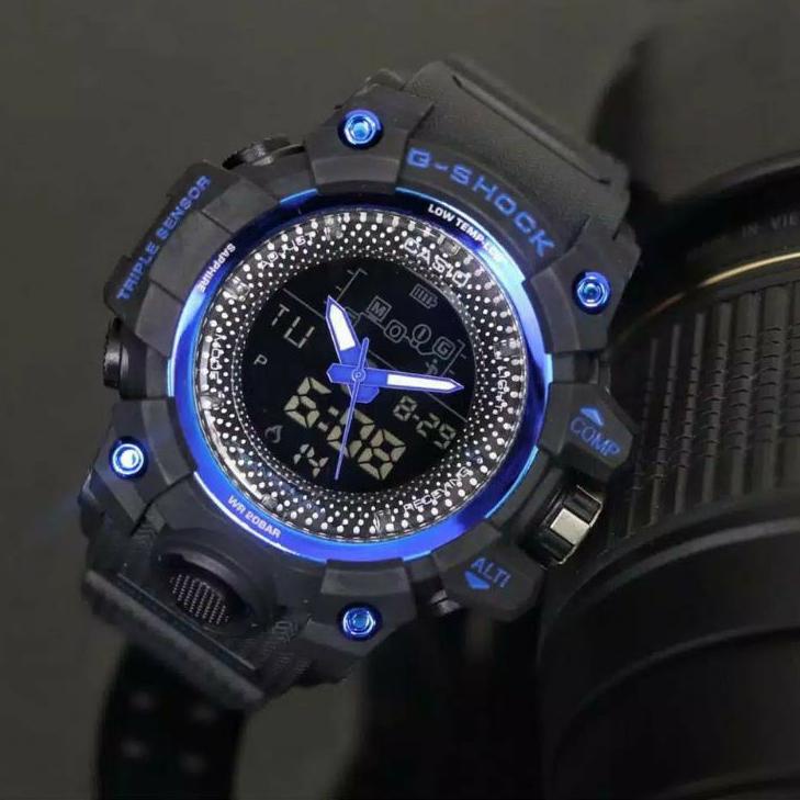 CSj8J3v--NEW  JAM TANGAN PRIA GSHOCK CASIO RANGERMAN BULAT GPRB DUAL TIME