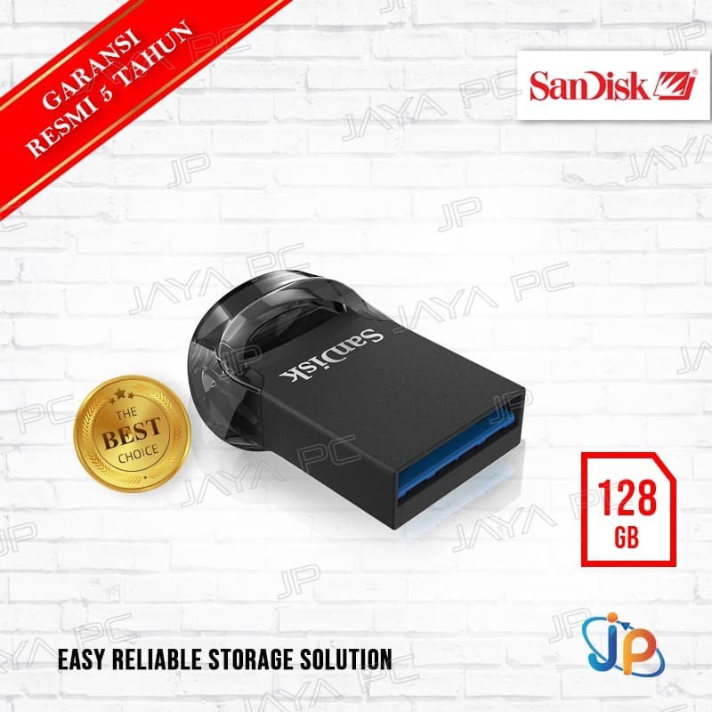 FlashDisk Sandisk Cruzer Ultra Fit CZ430 128GB - Flash Disk 128 GB USB 3.1