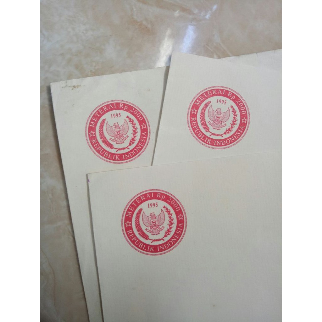 

kertas segel 1995