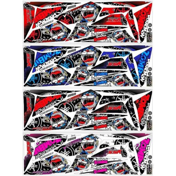 SALE STRIPING VIXION 2012 2011 2010 2009 LAMA OLD VARIASI Yamaha Stiker