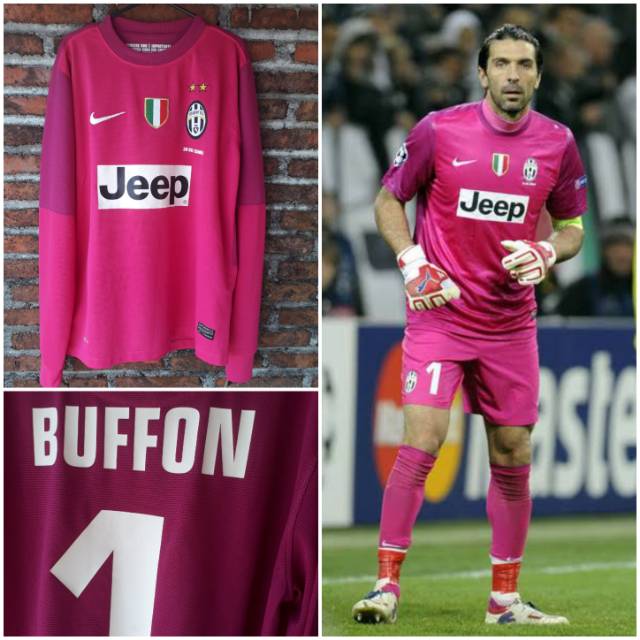 JERSEY RETRO JUVENTUS GK PINK 2012/2013 BUFFON