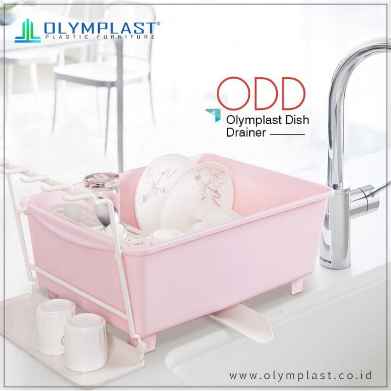 Rak Cuci Piring/ Tempat Meniriskan Piring/ Olymplast ODD