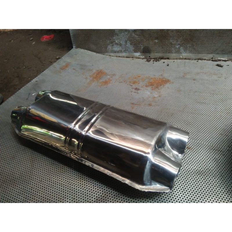 Knalpot Mercedez Tabung depan e320 w210