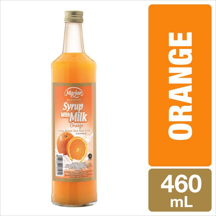 

MARJAN Boudoin Syrup Orange With Milk 460ml