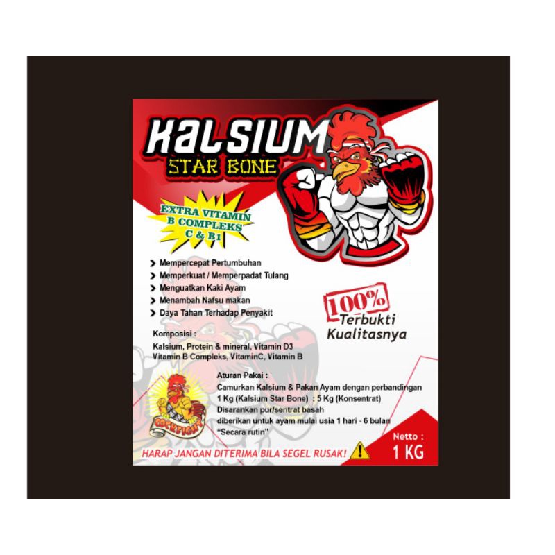STAR BONE KALSIUM AYAM BUKAN SUPER BONE KALSIUM AYAM