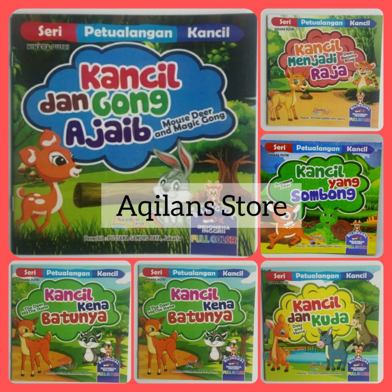 

Paket 6 Buku Cerita Seri Petualangan Sikancil Best Seller