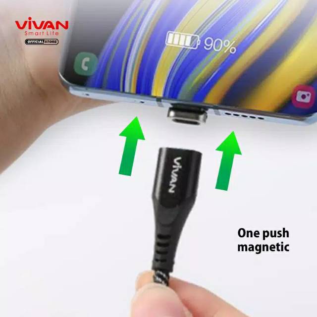 Vivan MGL100 Magnetic Charging Lightning Cable