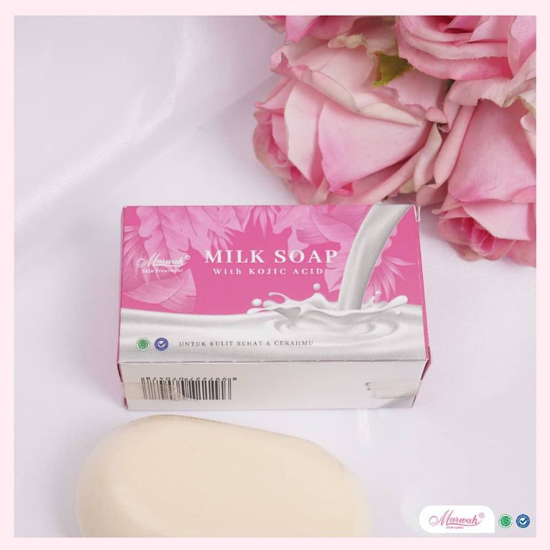 

Marwah milk soap with kojic acid