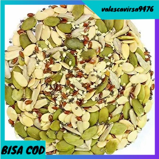 

⭐BISA COD⭐ Super Seed 500gr (Pumpkin Seed, Flaxseed, Sunflower Seed, Chia Seed)