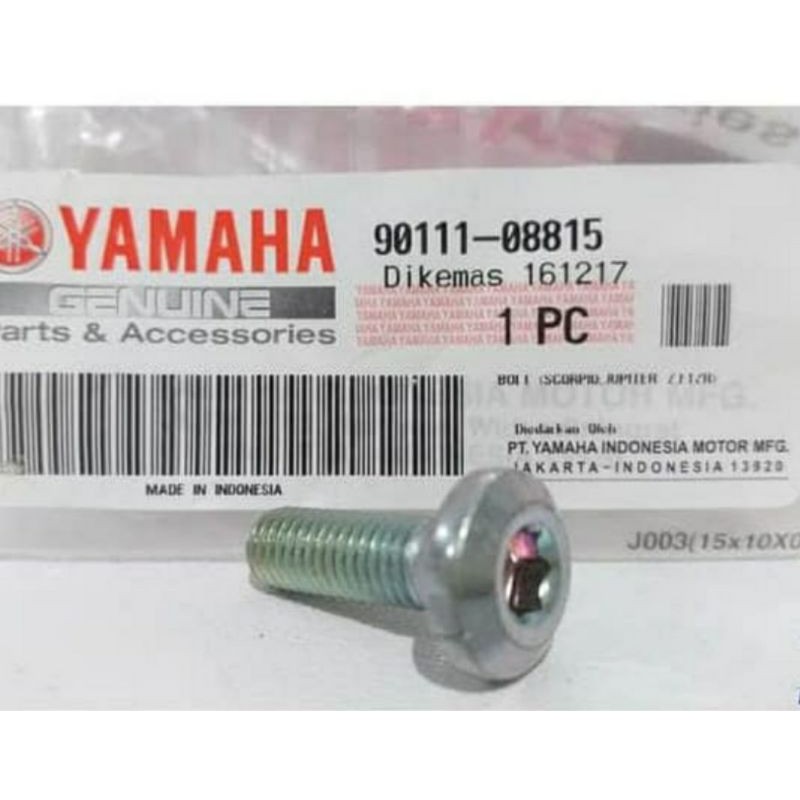 BAUT PIRINGAN CAKRAM BELAKANG R25 R 25 ASLI ORI YAMAHA 90111 08815