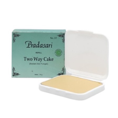 ⭐BAGUS⭐ PRADASARI BEDAK REFILL TWO WAY CAKE 14GR | Refill Bedak Padat