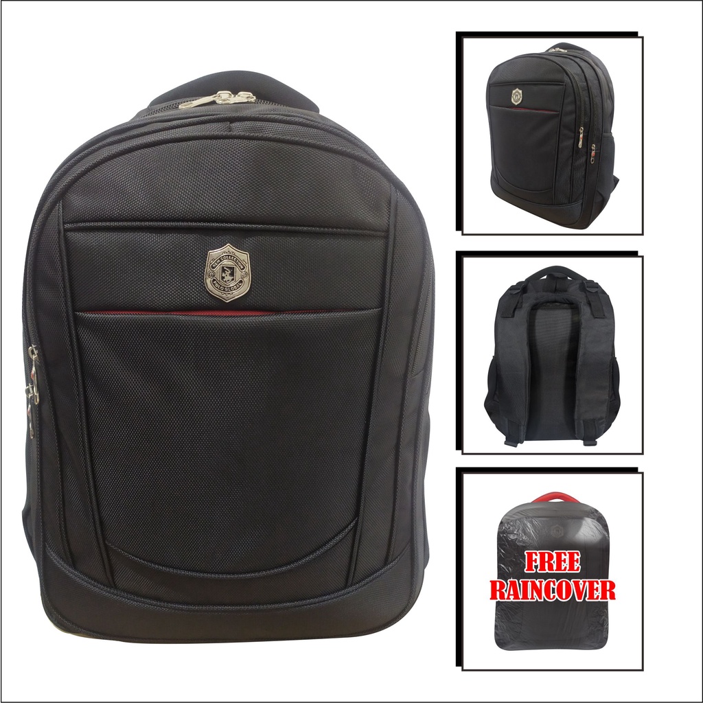 Tas Ransel Laptop Tas Sekolah Tas Punggung Pria dan Wanita Unisex - Polo Global 9686