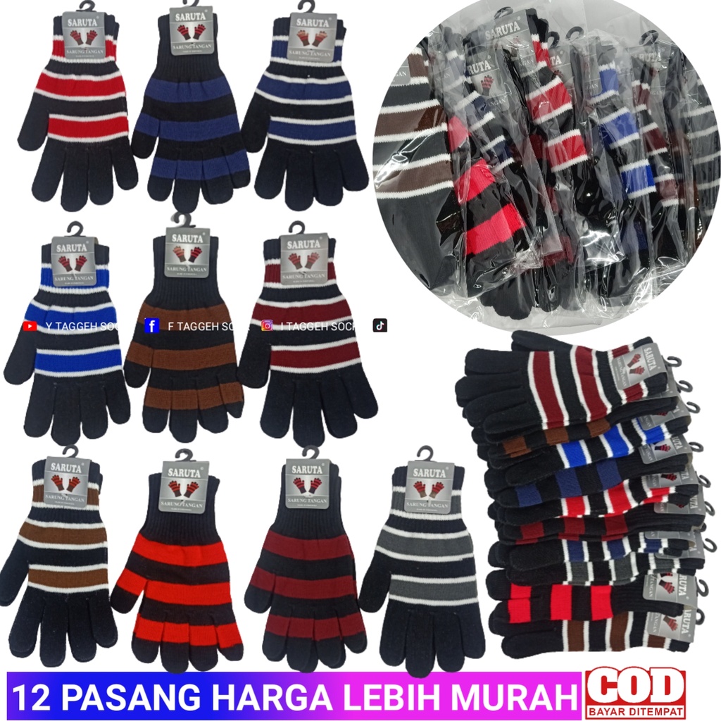SARUNG TANGAN FULL JARI RAJUT BELANG SARUTA