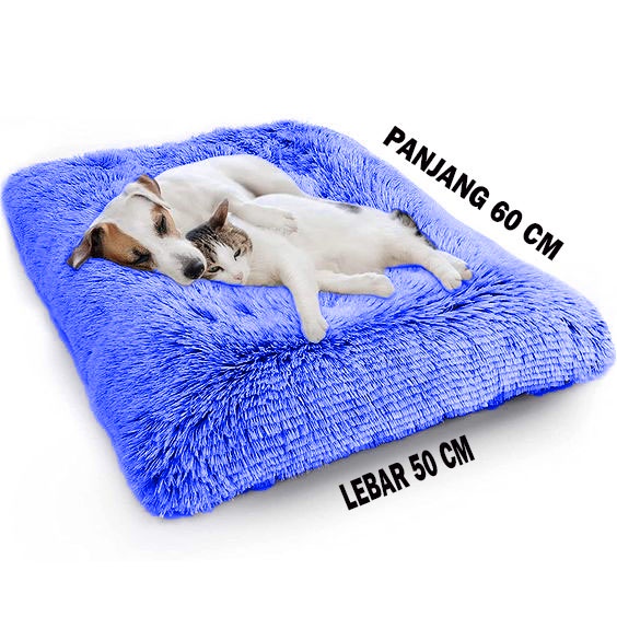 Bantal Kucing Murah/Cat bed/Kasur Kucing BuluLembut/Ranjang Kucing/Tempat Tidur Dan Matras/Tempat Kucing/Tempat Tidur Kucing Murah/Perlengkapan Kucing Dan Hewan/Keranjang Kucing/Rumah Kucing/Kandang Kucing Murah/Kasur Bulu Kucing/Alas Tidur Kucing-Biru Tua
