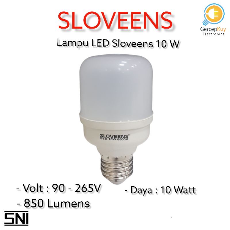 Lampu LED Capsule Diamond Sloveens 10Watt PUTIH