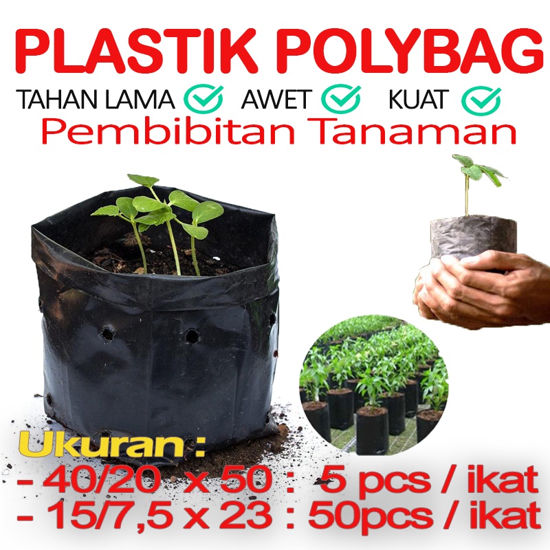 Jual Polybag Polibag Kantong Tanaman Polybag Tanaman Tanaman Plastik Tanaman Shopee