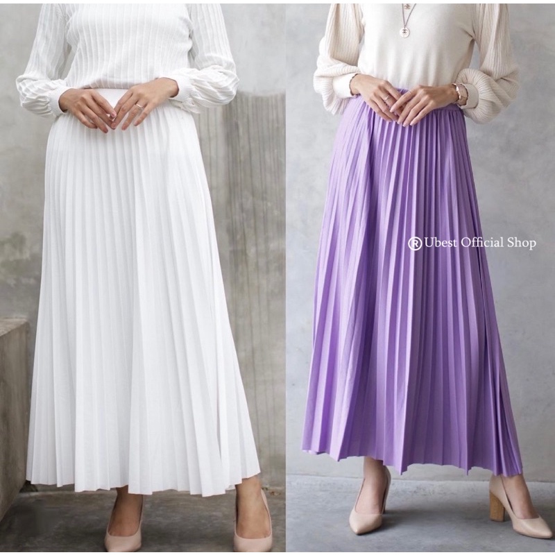 Rok Plisket Premium / Rok Plisket Mayung / Rok Wanita Muslim