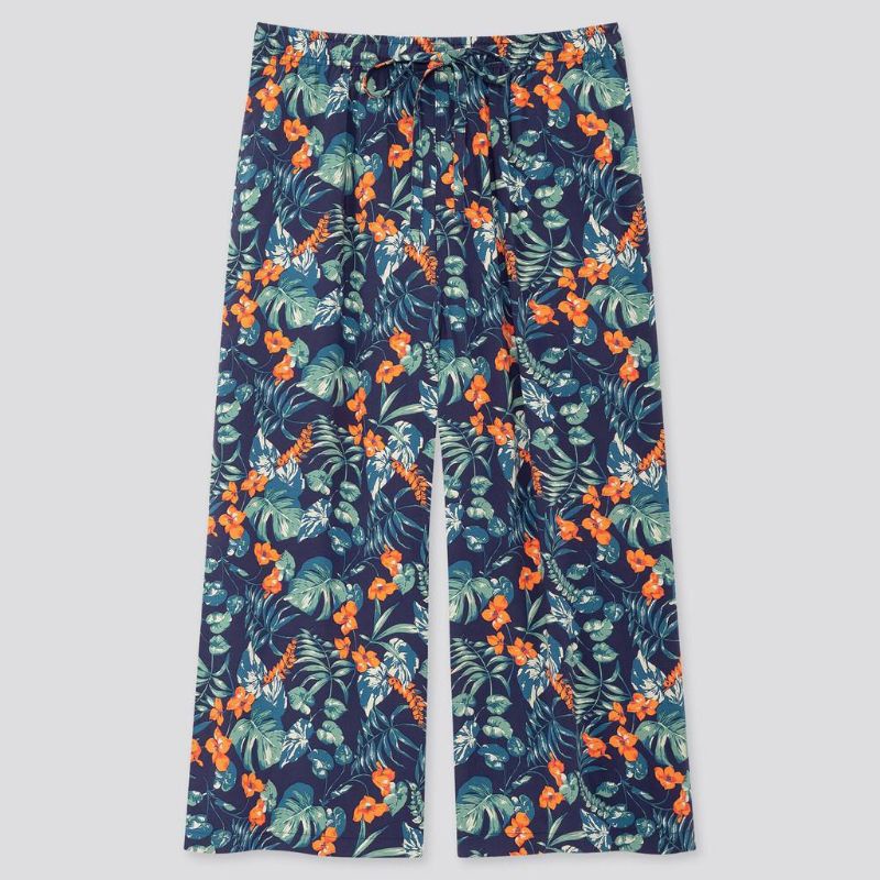KULOT BRAND UNIQLO ORIGINAL FLORAL/CELANA PANJANG ORIGINAL UNIQLO MOTIF BUNGA
