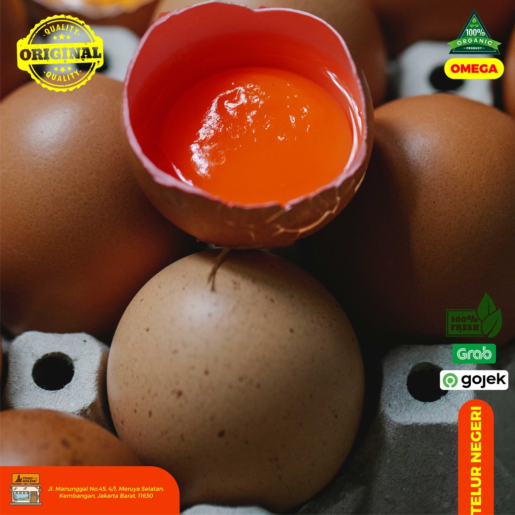 Telur Negeri Omega per kg