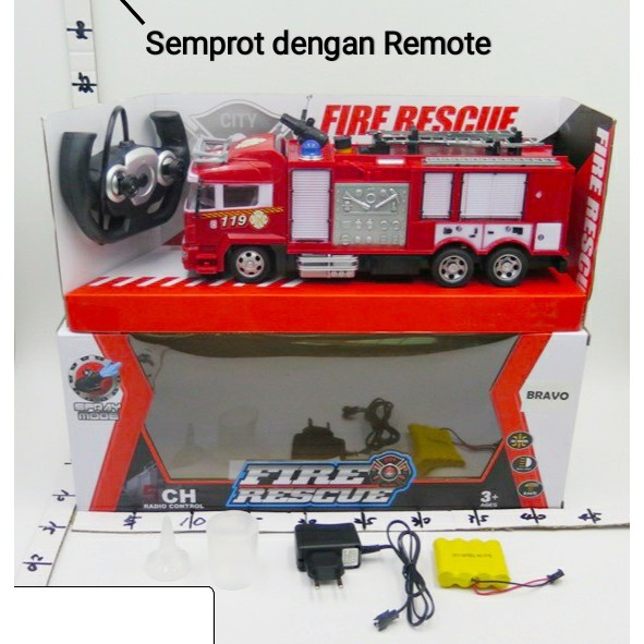 rc model fire rescue truck