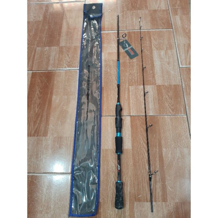 Joran Pancing Fugu Tamiko 150 -165 cm / Joran Spinning - Hitam Biru 165cm