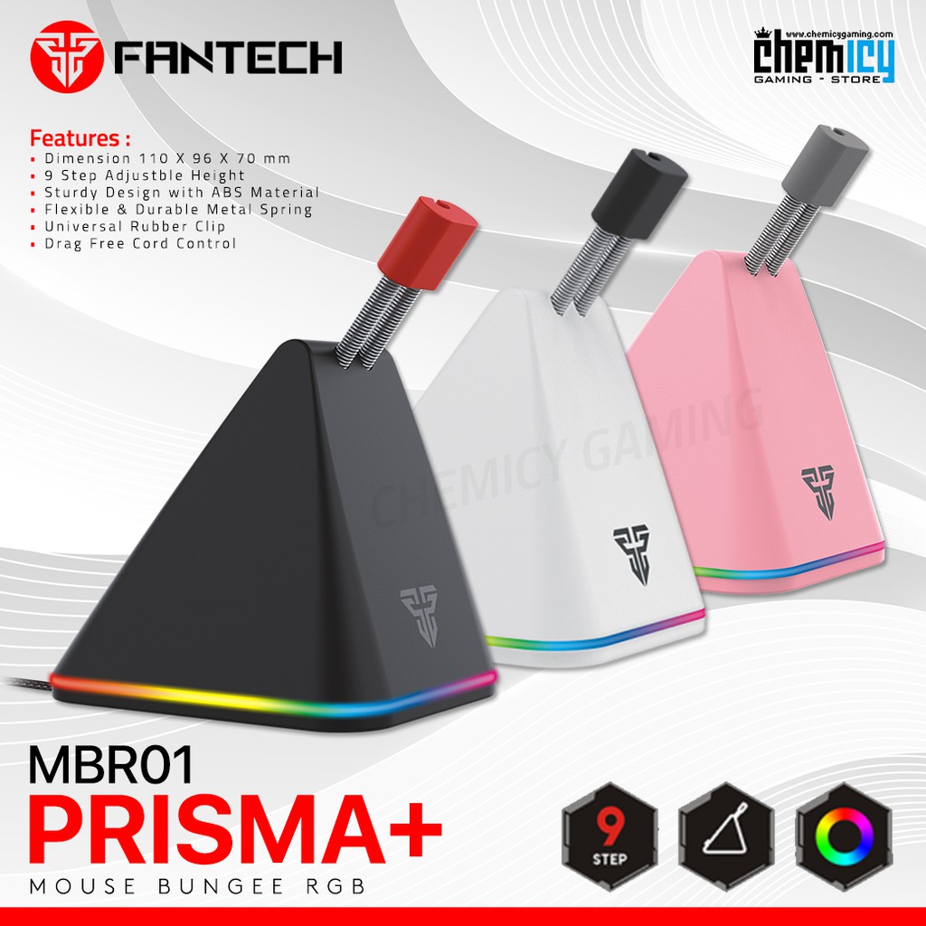 Fantech MBR01 PRISMA+ RGB Mouse Bungee Cord Clip