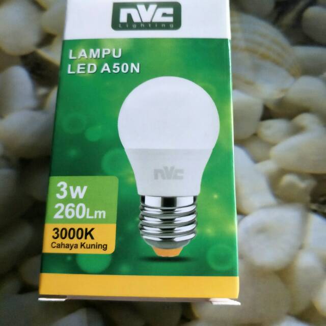 LAMPU BULP NVC, LAMPU LED NVC, LAMPU BOHLAM NVC 3W KUNING