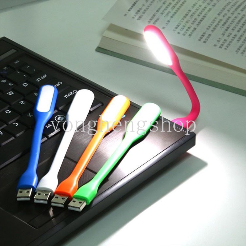 Flexible Lampu Baca LED Fleksibel Mini Portable Tenaga USB Dengan Power Bank