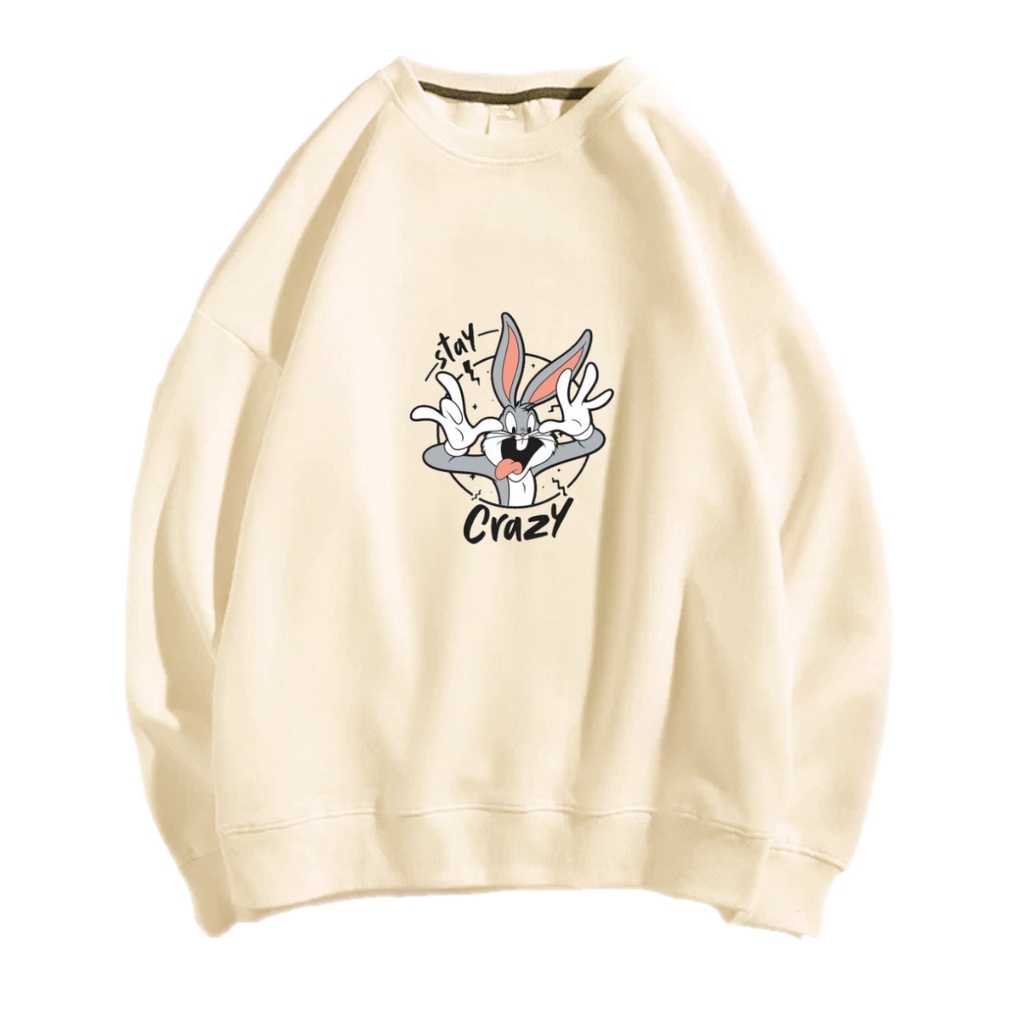 STAY CRAZY SWEATER CREWNECK Size M-XXL GAWA