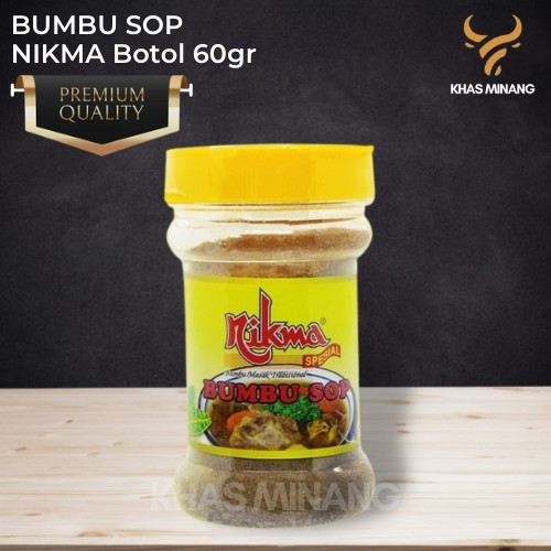 

Bumbu Masak Sop Nikma Padang 60gr Botol Sup Daging Citarasa Khas Minang