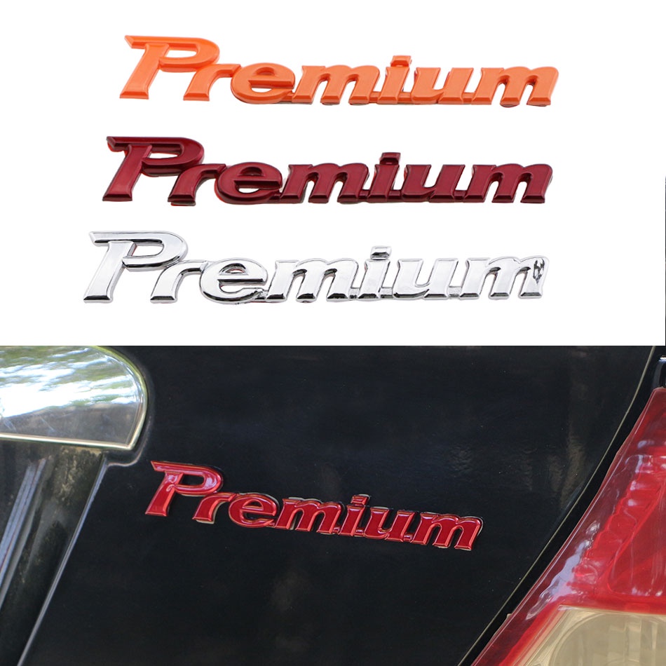 Stiker Mobil 3D SPORT Premium Side Fender Rear Trunk Emblem Badge Sticker Untuk Ford Toyota Honda Nissan Proton Universal