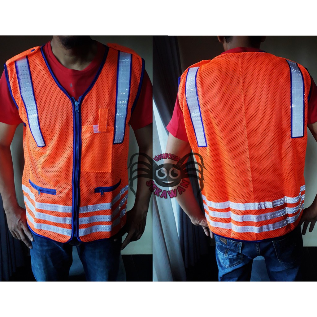 Rompi Safety Proyek Bahan Jaring