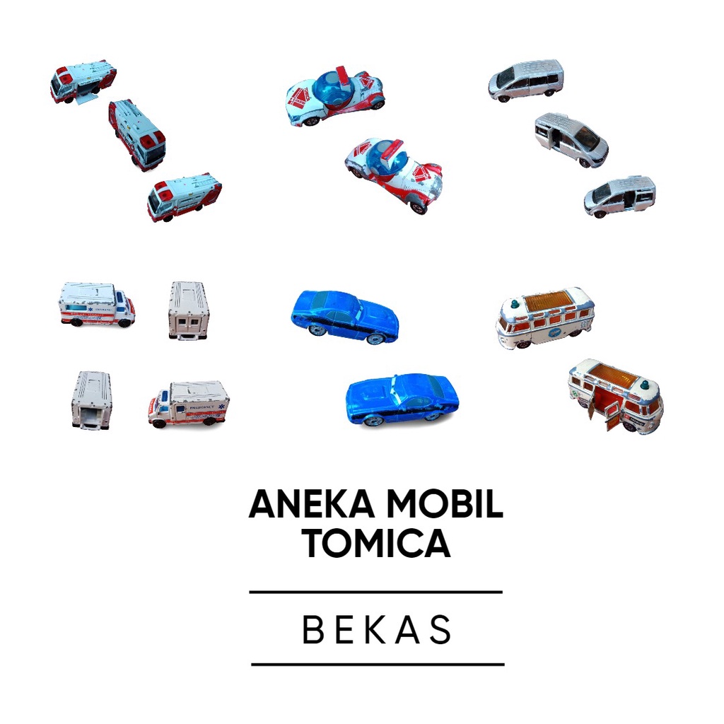 Tomica bekas / Mobil mainan / Mainan bekas / Mainan Anak / Mainan Mobil / Mainan bekas murah