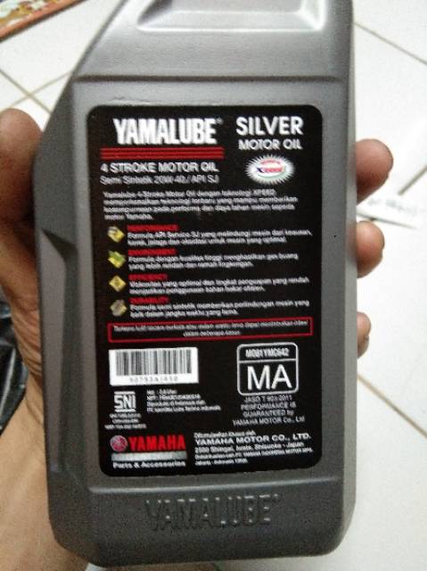 OLI OLIE YAMALUBE SILVER 800ML ORIGINAL JUPITER VEGA KRIPTON