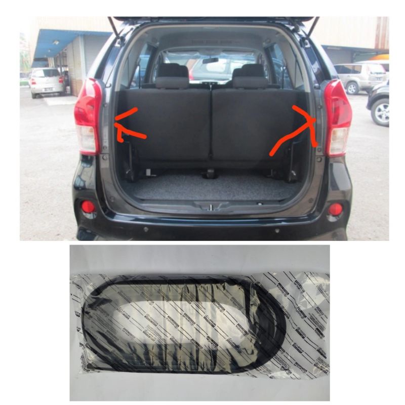 karet bagasi pintu belakang avanza xenia
