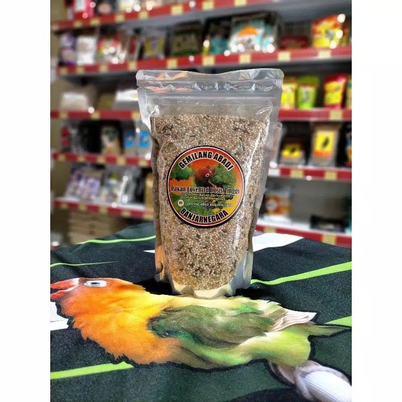 PAKAN LOVEBIRD OM NOVI GEMILANG ABADI ORIGINAL