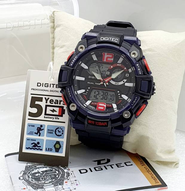 Jam Tangan Pria Digitec Original DG3074 Tahan Air