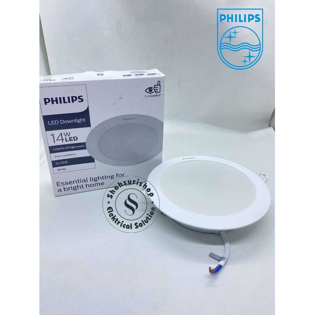 LAMPU DOWNLIGHT LED PHILIPS ERIDANI G2 DL190B 14W 14 WATT W 6 INCH